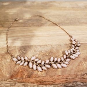 Gorgeous light pink and gold necklace